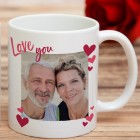 Personalised Photo Mug Love You, Valentines Gift, Photo Gift, Anniversary Gift, Gift For Her, Boyfriend Gift