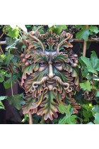 Green Man Face Wall Plaque, 22.5x15cm Green Man Plaque, Garden Decoration Treeman Garden Plaque, Garden Gift