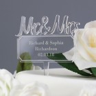 Cake topper for Wedding, Personalized cake topper, Rustic wedding cake topper, Custom Mr Mrs cake topper, Anniversary Cake toppers