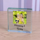 Personalised Gift For Mum Mothers Day Glass Token Gift For Mum on Mothers Day Gift For Mummy or Mother Birthday Mummy And Me
