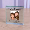 Personalised Gift For Mum Mothers Day Glass Token Gift For Mum on Mothers Day Gift For Mummy or Mother Birthday Special Mum