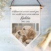 Pet Memorial Photo Upload Hanging Banner Personalised