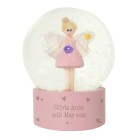 Personalised Any Message Fairy Snow Globe - Christmas Globe - Christmas Gift For Girls or Boys - Glitter Globe