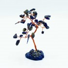Gemstone Tree Sodalite on Blue Agate Base (35 stones), Crystal Tree, Healing Tree, Feng Shui
