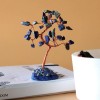 Gemstone Tree Sodalite on Blue Agate Base (35 stones), Crystal Tree, Healing Tree, Feng Shui