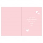 Personalised Valentines Day Card, Confetti Hearts, Greeting Card, Card For Girlfriend or Boyfriend