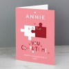 Personalised Valentines Day Card, You Complete Me, Greeting Card, Card For Girlfriend or Boyfriend