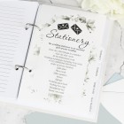 Personalised Botanical Wedding Planner, Wedding Organiser