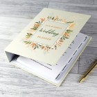 Personalised Autumnal Wedding Planner, Wedding Organiser