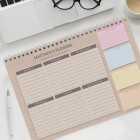 Personalised Study A4 Desk Planner, Weekly Organiser, Daily Planner