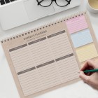 Personalised Study A4 Desk Planner, Weekly Organiser, Daily Planner
