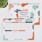 Personalised Tropical A4 Desk Planner, Weekly Organiser, Daily Planner