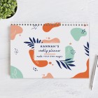 Personalised Tropical A4 Desk Planner, Weekly Organiser, Daily Planner