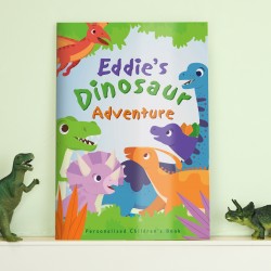 Personalised Dinosaur Adventure Story Book, Educational Book, Fun Interesting Facts, Learning Activity