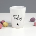 Personalised Egg Cup, Any Name, Easter Gift, Ceramic Egg Cup