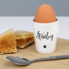 Personalised Egg Cup, Any Name, Easter Gift, Ceramic Egg Cup