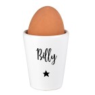 Personalised Egg Cup, Any Name, Easter Gift, Ceramic Egg Cup