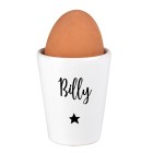 Personalised Egg Cup, Any Name, Easter Gift, Ceramic Egg Cup