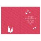 Personalised Valentines Day Card, Gin To My Tonic, Greeting Card, Card For Girlfriend or Boyfriend