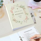Personalised Floral Watercolour Wedding Planner, Wedding Organiser