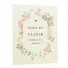 Personalised Floral Watercolour Wedding Planner, Wedding Organiser