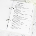 Personalised Floral Watercolour Wedding Planner, Wedding Organiser