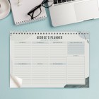 Personalised Abstract A4 Desk Planner, Weekly Organiser, Daily Planner