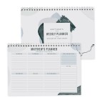 Personalised Abstract A4 Desk Planner, Weekly Organiser, Daily Planner