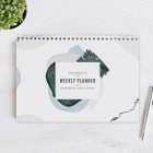 Personalised Abstract A4 Desk Planner, Weekly Organiser, Daily Planner