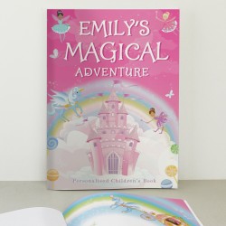 Personalised Princess & Unicorn Magical Story Book, Princess Book