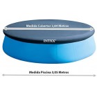 Intex 8-Ft Easy Set Pool Cover, blue