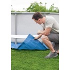 Ground Cloth Swimming Pool Floor Protector, 13 x 13 ft