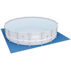 Ground Cloth Swimming Pool Floor Protector, 13 x 13 ft