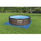 Ground Cloth Swimming Pool Floor Protector, 13 x 13 ft