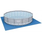Ground Cloth Swimming Pool Floor Protector, 13 x 13 ft