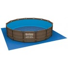 Ground Cloth Swimming Pool Floor Protector, 13 x 13 ft