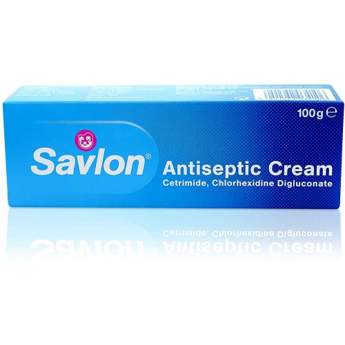 Antiseptic Healing Cream Savlon 100g First Aid Treatment Minor Wounds Skin