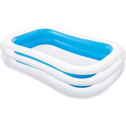 Intex Swim Centre Family Inflatable Pool, 103" x 69" x 22" (Assorted Colors: Blue or Green)