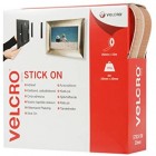 VELCRO Brand VEL-EC60221 Beige Stick On Tape Roll, 20mm x 10m