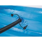 Bestway Family Pool, pool rectangular for children, easy to assemble, blue, 201 x 150 x 51 cm