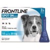 FRONTLINE Spot On Flea & Tick Treatment for Medium Dogs (10-20 kg) - 3 Pipettes FRONTLINE Spot On Flea & Tick Treatment for Medium Dogs (10-20 kg) - 3 Pipettes