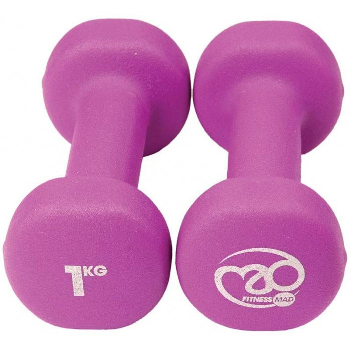Fitness Mad Unisexs Neo Dumbbells
