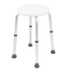 NRS Healthcare Round Shower Stool L97718 Height Adjustable