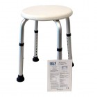 NRS Healthcare Round Shower Stool L97718 Height Adjustable