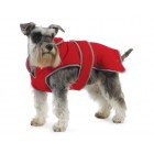 Dog Fleece Lining Coat Red Medium Cavalier King Charles Fox Terrier