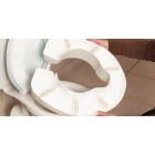 NRS Healthcare F25145 Novelle Portable Clip-On Raised Toilet Seat