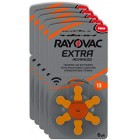 Rayovac Extra Advanced Zinc Air Hearing Aid Battery, Pack of 10, with 60 Batteries, Suitable for Hearing Aids Hearing Aids Sound Amplifier, Yellow