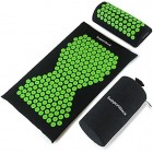 Suportiback Acupressure Mat and Pillow Set with Bag, Targets Pressure Points to Relieve Body Pain , Acupressure Pillow, Acupuncture Mat, Accupressure Body Mat, Accupuncture Massaging Mat, Lotus Mat
