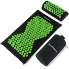 Suportiback Acupressure Mat and Pillow Set with Bag, Targets Pressure Points to Relieve Body Pain , Acupressure Pillow, Acupuncture Mat, Accupressure Body Mat, Accupuncture Massaging Mat, Lotus Mat Suportiback Acupressure Mat and Pillow Set with Bag, Targets Pressure Points to Relieve Body Pain , Acupressure Pillow, Acupuncture Mat, Accupressure Body Mat, Accupuncture Massaging Mat, Lotus Mat