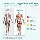 Suportiback Acupressure Mat and Pillow Set with Bag, Targets Pressure Points to Relieve Body Pain , Acupressure Pillow, Acupuncture Mat, Accupressure Body Mat, Accupuncture Massaging Mat, Lotus Mat Suportiback Acupressure Mat and Pillow Set with Bag, Targets Pressure Points to Relieve Body Pain , Acupressure Pillow, Acupuncture Mat, Accupressure Body Mat, Accupuncture Massaging Mat, Lotus Mat